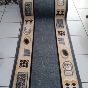 Buren szürke futószőnyeg - 100 cm széles