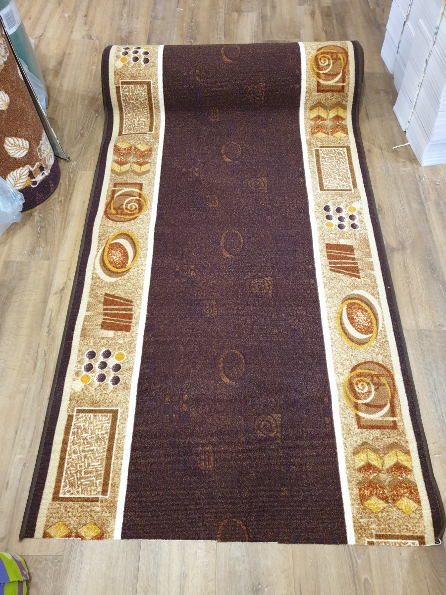 Buren barna futószőnyeg - 100 cm széles