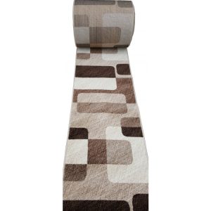 April fe147 cirkás barna futószőnyeg - 80 cm széles