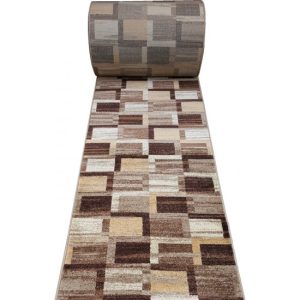 Fries fe283 barna futószőnyeg - 80 cm széles