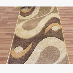 Friese 949 bézs futószőnyeg - 100 cm széles