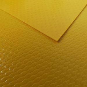 Citromsárga színű - UV álló - PVC ponyva - 250 cm széles