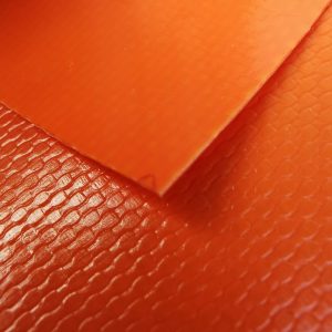 Narancssárga színű - UV álló - PVC ponyva - 250 cm széles