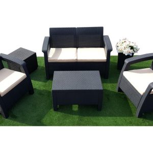 Rattan párna 54x50x5 cm, vízlepergető