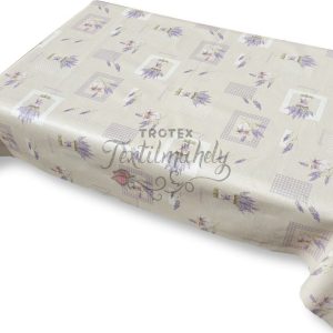 Tekercses  Viaszos vászon - bézs levendula mintás 01311.00