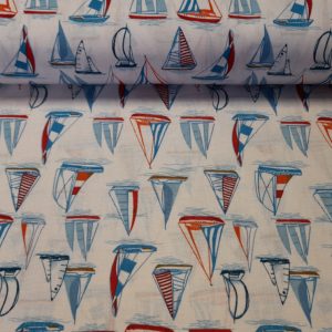 Hajómintás pamutvászon