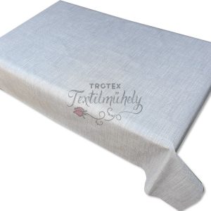 Viaszos vászon terítő méterben Vastag, egyszínű szürke cirkás