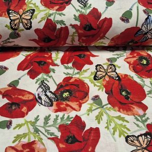 Pipacs mintás lakástextil