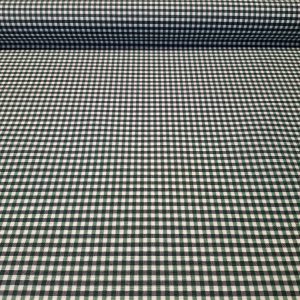 Zöld-fehér apró kockás letörölhető textil terítő