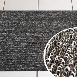 50x80 cm  - Szürke lábtörlő Hurkolt Lábtörlő