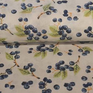 Áfonya mintás pamutvászon