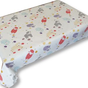 Viaszos vászon terítő méterben Vastag, gyerekmintás bárányos