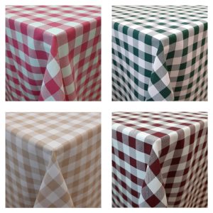 Kockás panama asztalterítők