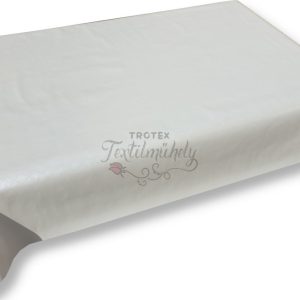 Viaszos vászon terítő méterben Vastag, fehér damaszthatású