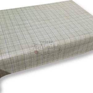 Viaszos vászon terítő méterben Vastag, sötétzöld kockás