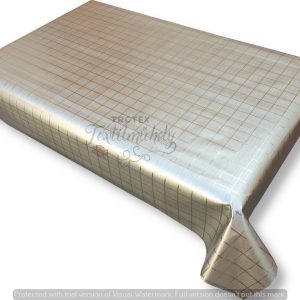 Viaszos vászon terítő méterben Vastag, kék margaréta virágos