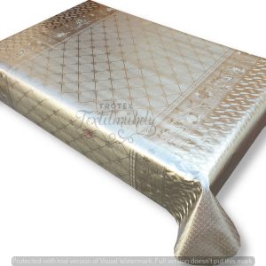 Viaszos vászon terítő méterben Vastag, kék margaréta virágos