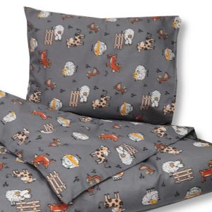 Minőségi pamut ágyneműhuzat garnitúra 2 részes gyerekmintás