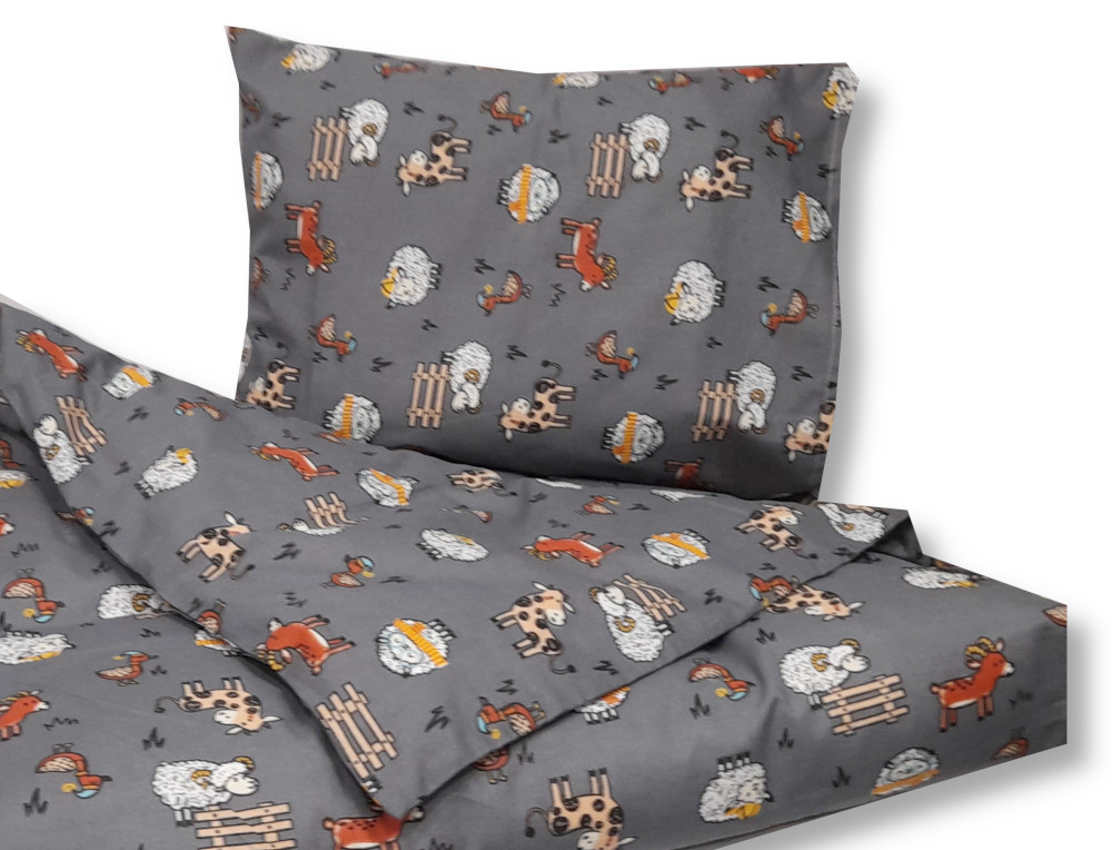 Minőségi pamut ágyneműhuzat garnitúra 2 részes gyerekmintás