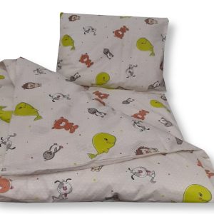 Minőségi pamut ágyneműhuzat garnitúra 2 részes gyerekmintás
