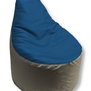 Babzsákfotel - 250 l Bézs - kék színű