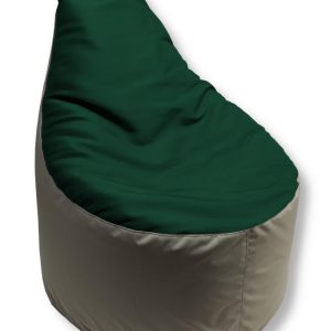Babzsákfotel - 250 l Bézs - zöld színű