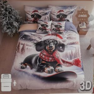 Ágyneműhuzat - karácsonyi flanel -3 részes