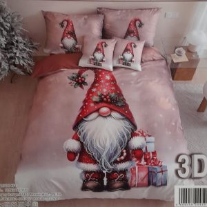 Karácsonyi ágyneműhuzat garnitúra 3 részes pamut