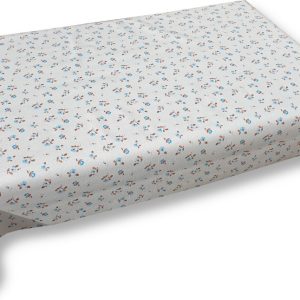 Tekercses  Viaszos vászon - fehér, kék rózsás 01389.03