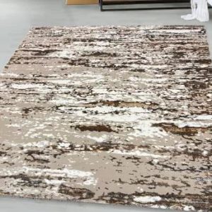 Modern mintás Barna-bézs szőnyeg