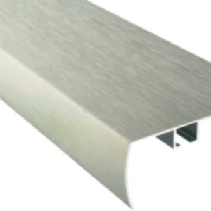 2 soros előlapos aluprofil végzáróval és tartozékokkal 400 cm EZÜST (SZÁLCS.)