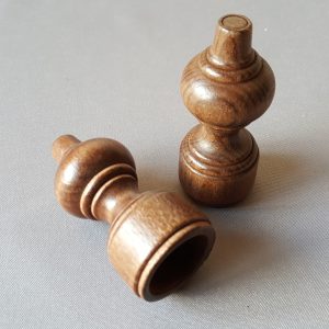 28mm FILIGRANO végzáró, dió, 2db/cs