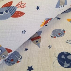 Mintás dupla géz űrhajó