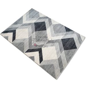 Szürke - fehér színű Modern mintás szőnyeg