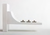 Mennyezeti sín oldalfali tartó,rövid, 2 db/cs