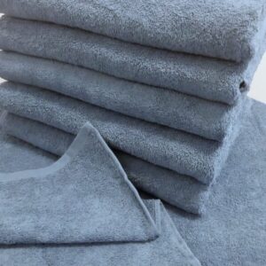 Törölköző acélkék 70 x 140 cm