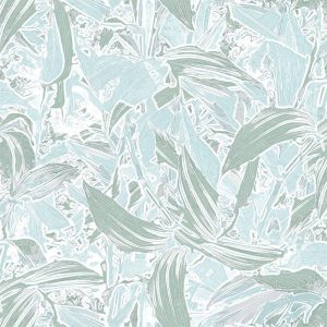 Mintás Rioma világoskék mintával UV álló - vízlepergető -140 cm