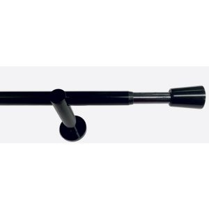 16/13mm KIHÚZHATÓ,Etna,1sor,fekete,165-300cm