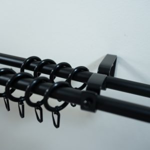 16mm PANNONIA végz. nélküli 2sor,fekete, több méretben