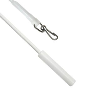 DIY Függönyelhúzó pálca,fehér,1db/cs, több méretben