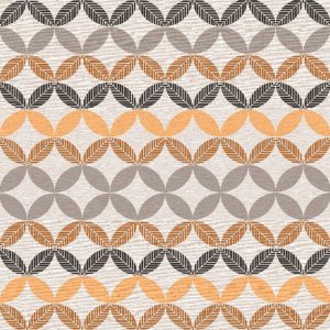 Barna kockás lakástextil Loneta - 280cm széles