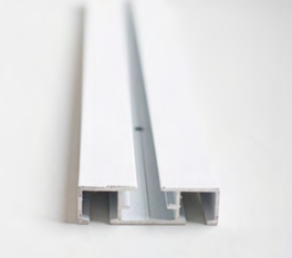 2-soros 6mm Aluprofil, fehér, több méretben