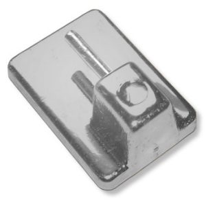 Öntapadós vitragekampó 17 x 24 mm,krómozott,4 db/cs