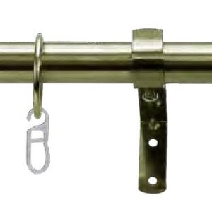 Rúdkarnis Gömb végzáróval 16 mm matt-réz 240