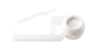 Mennyezeti sín görgő ráncszedő kampóval, 100 db/cs