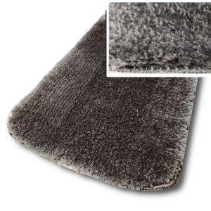Sötétszürke fürdőszoba szőnyeg 80x150 cm-es