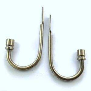 FÜGGÖNYKIKÖTŐ JERSEY, nikkel-matt, 2 db/cs