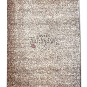 Egyszínű hosszúszálú barna szőnyeg