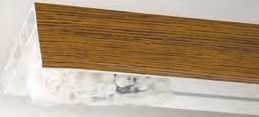 DIY Mennyezeti sín BERLIN,3sor,ruszt-tölgy, több méretben