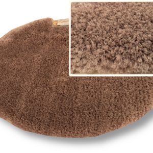 Barna fürdőszoba szőnyeg 67 cm-es kör alakú